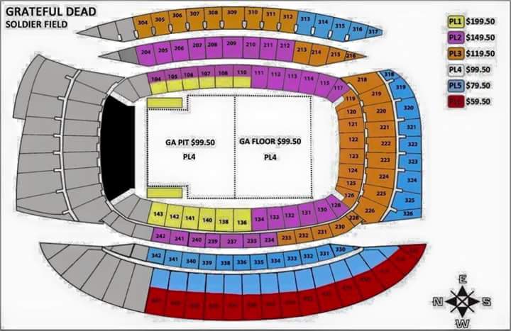 Soldier Field 3d Seating Chart